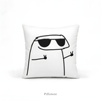 Cool Character Throw Pillow case