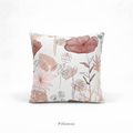 Blush Botanical Floral Pillow