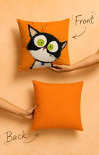 Cute Kitten Throw Pillow Case
