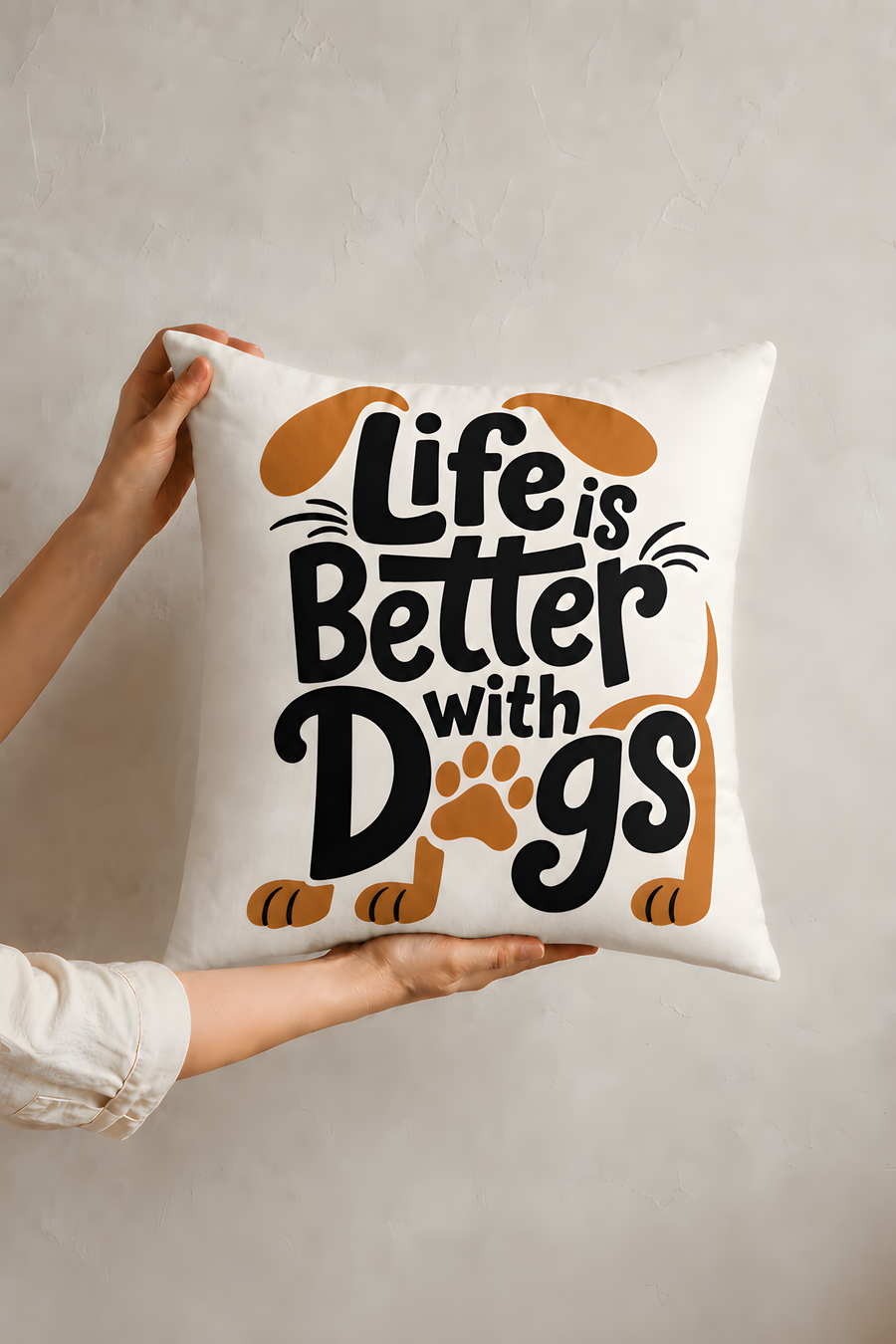 Dog Lover Quote Pillow case