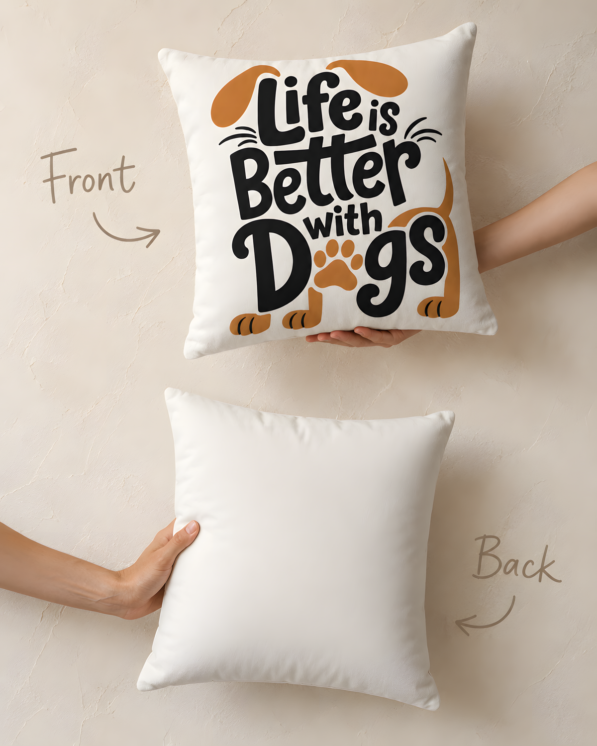Dog Lover Quote Pillow case