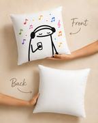 Music Lover Doodle Pillow Case