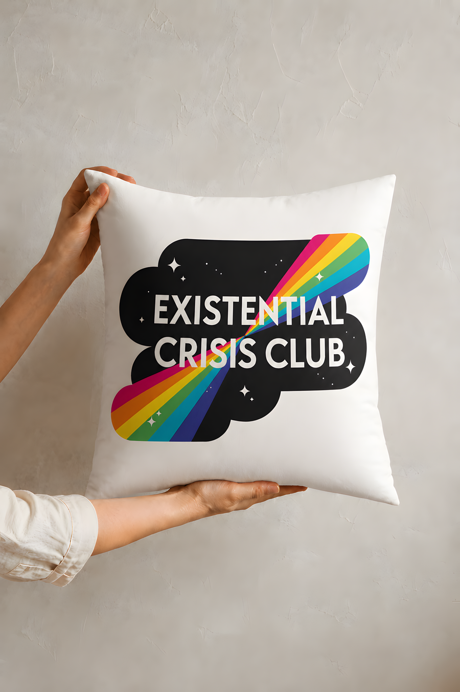 Existential Crisis Club Pillow