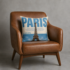 Paris Eiffel Tower Pillow Case