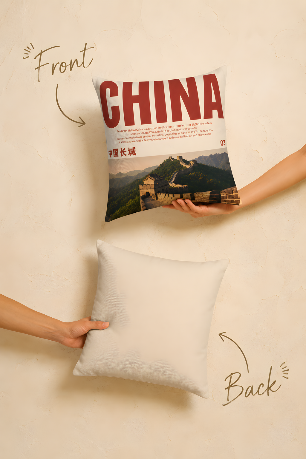 China's Great Wall Travel Pillow