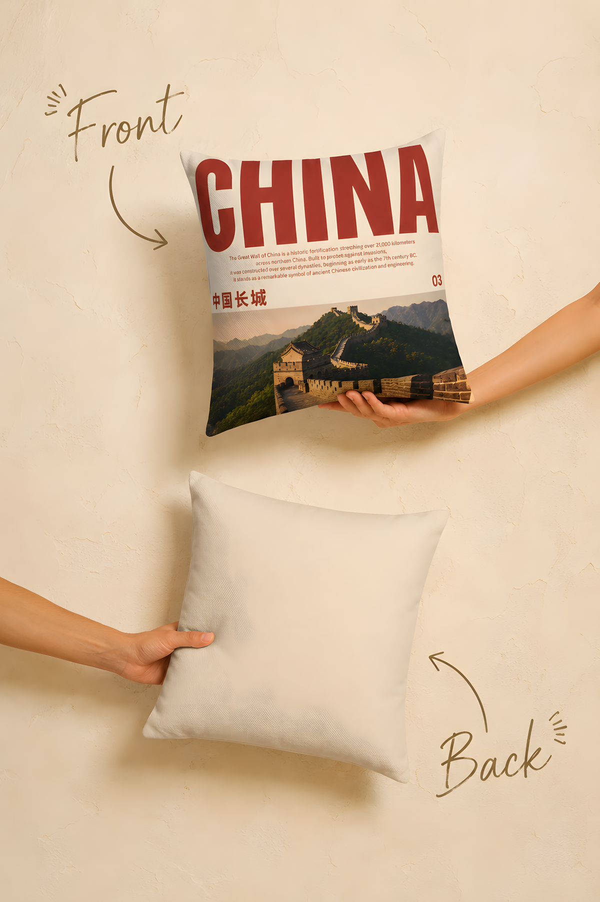 China's Great Wall Travel Pillow