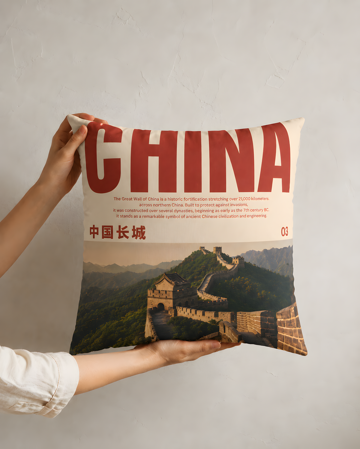 China's Great Wall Travel Pillow