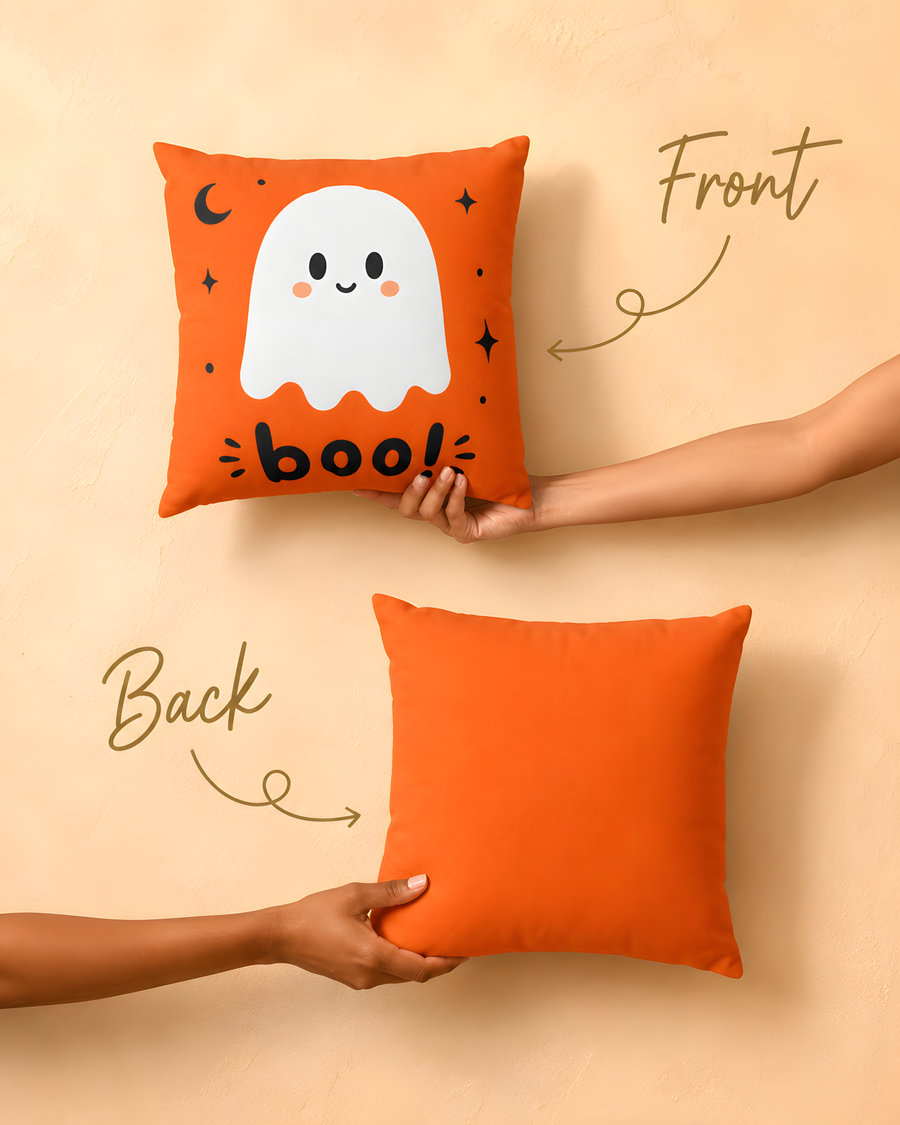 Halloween Cute 'boo!' Ghost Pillowcase