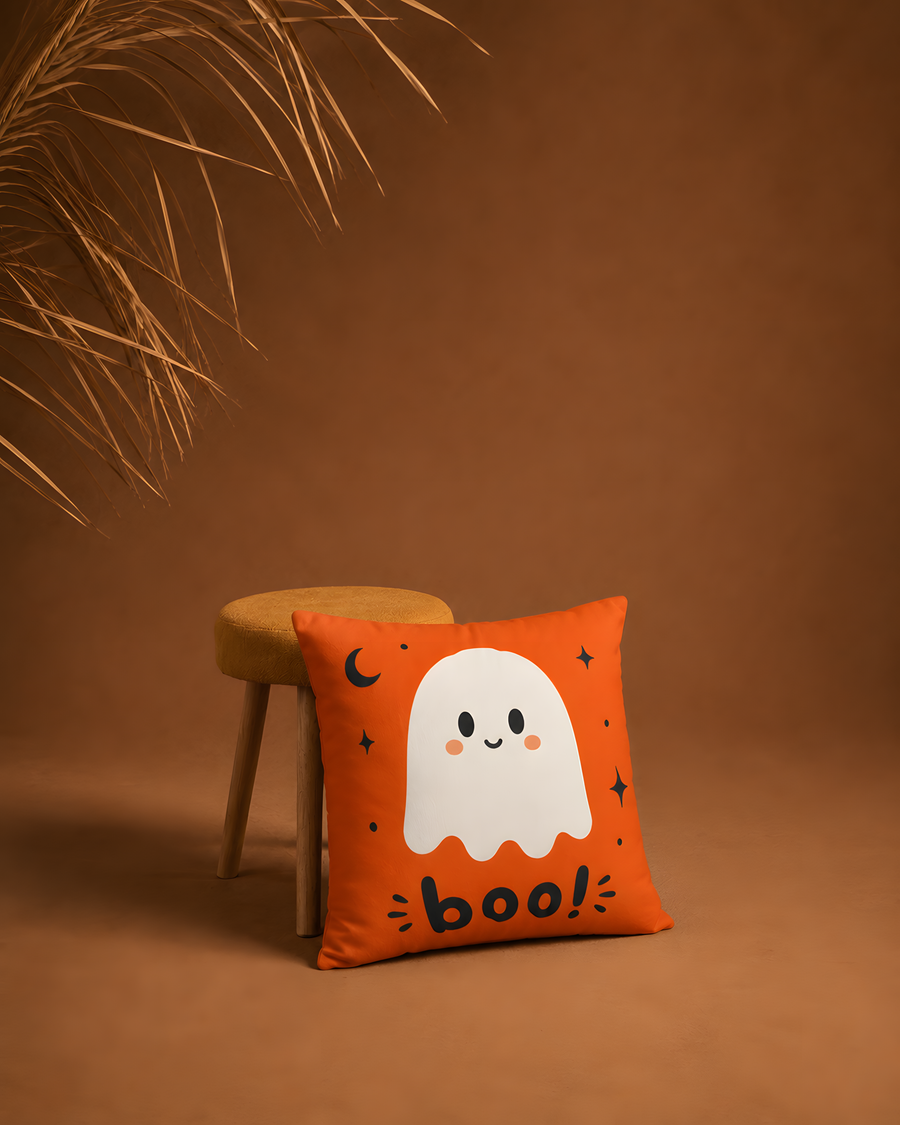 Halloween Cute 'boo!' Ghost Pillowcase