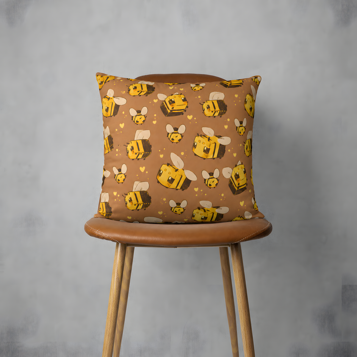 Honeybee Polyester Pillow Case