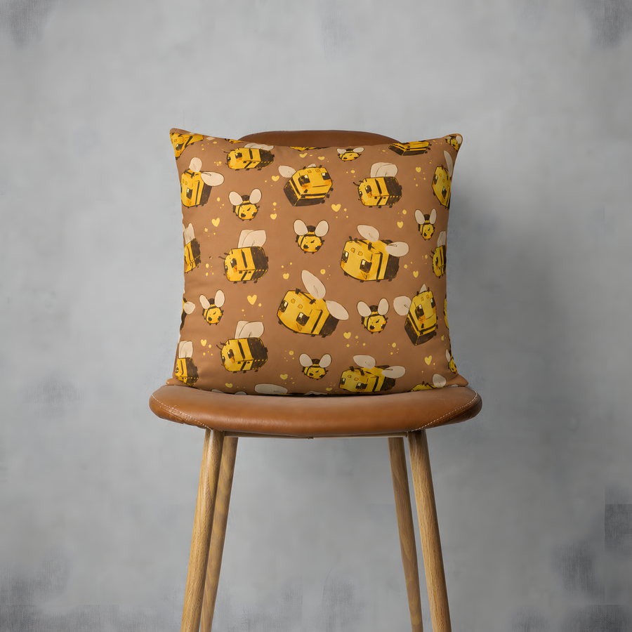 Honeybee Polyester Pillow Case