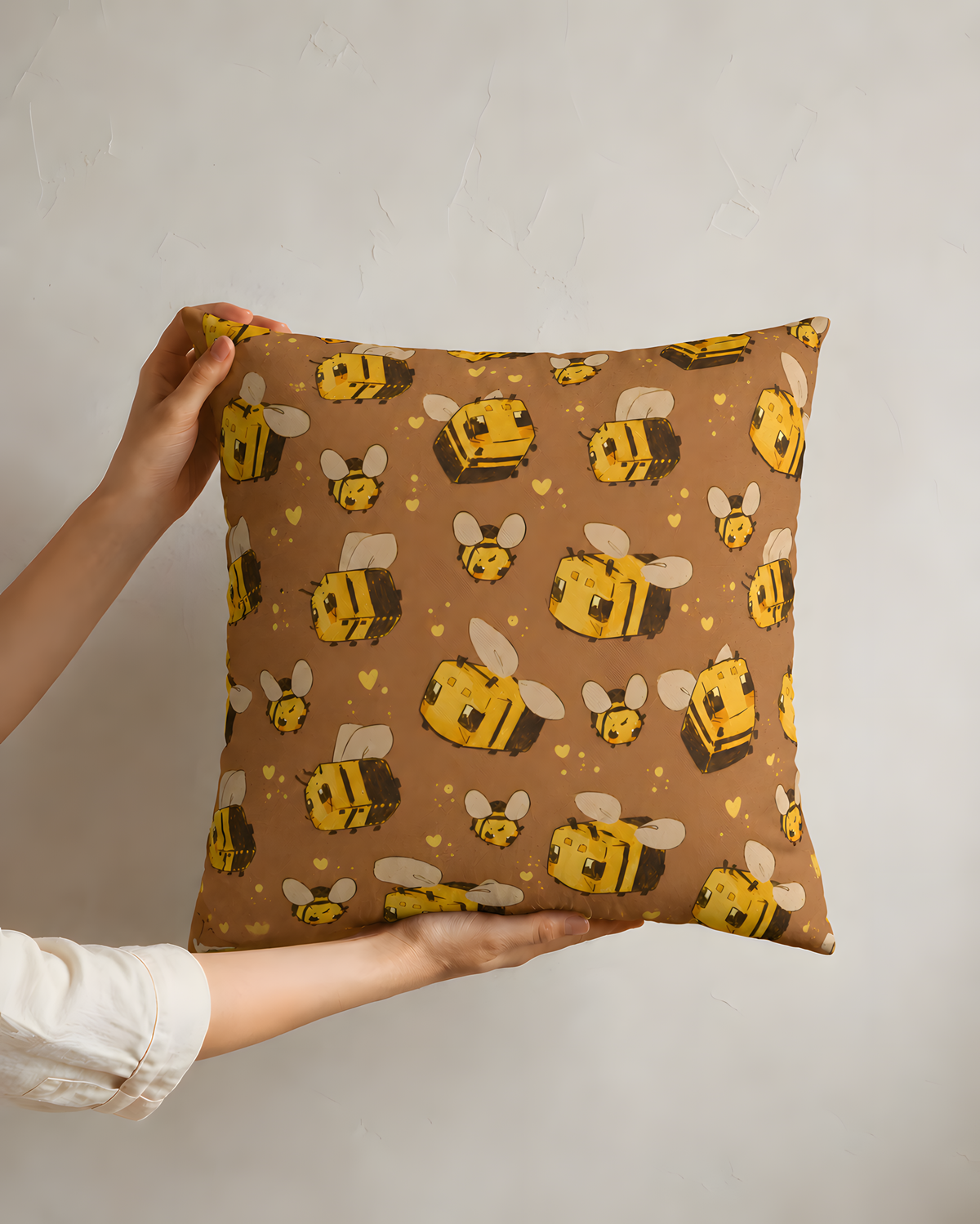 Honeybee Polyester Pillow Case