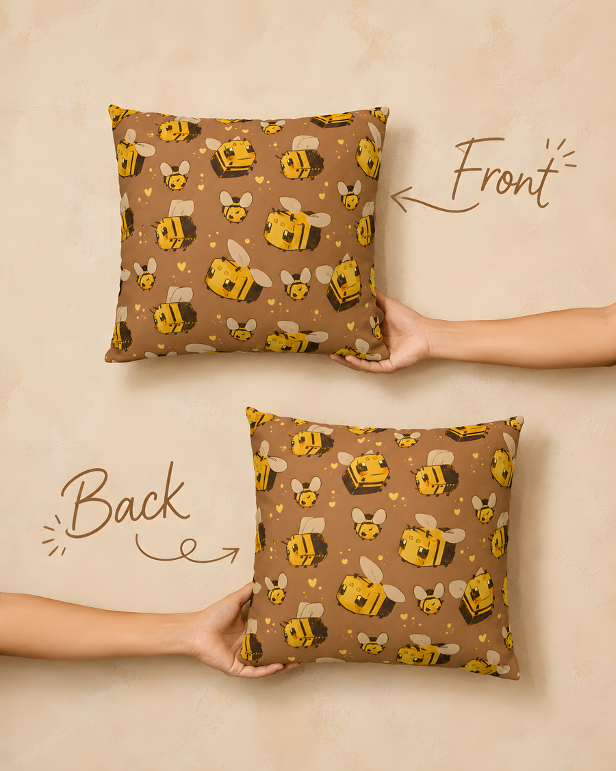 Honeybee Polyester Pillow Case