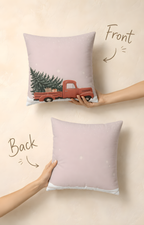 Vintage Truck Christmas Pillowcase for Holiday