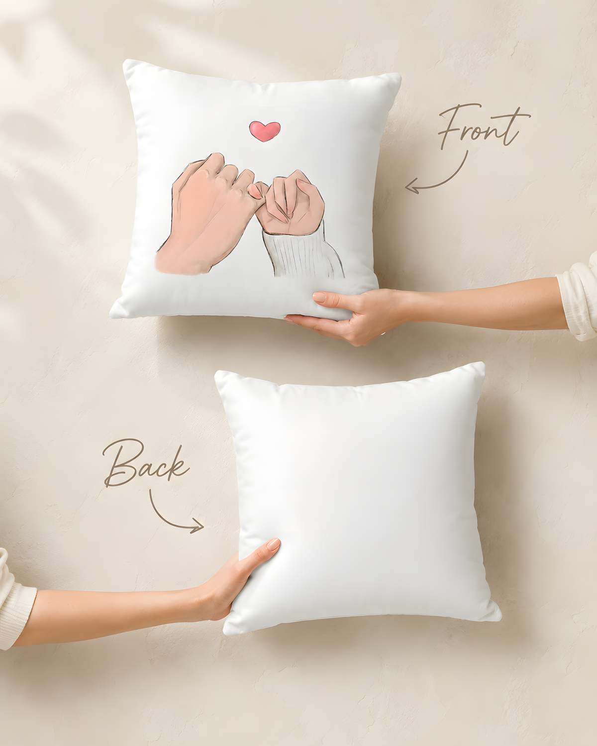 Pinky Promise Love Pillow