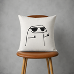 Cool Character Throw Pillow case