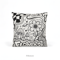 Psychedelic Floral Doodle Pillowcase