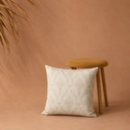 Ivory Damask Decorative Pillow
