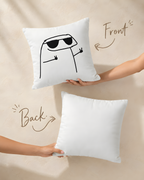 Cool Character Throw Pillow case