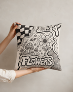 Psychedelic Floral Doodle Pillowcase