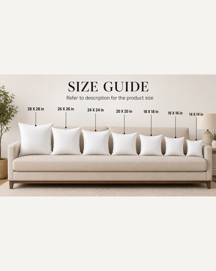 Ivory and Gray Floral Pillow